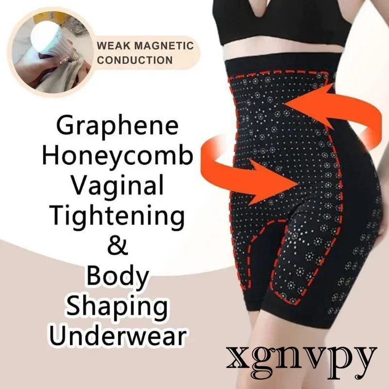 Xgnvpy-ropa interior de cintura alta para mujer, Bóxer adelgazante posparto, levantamiento de cuerpo y cadera, adelgazante de muslo