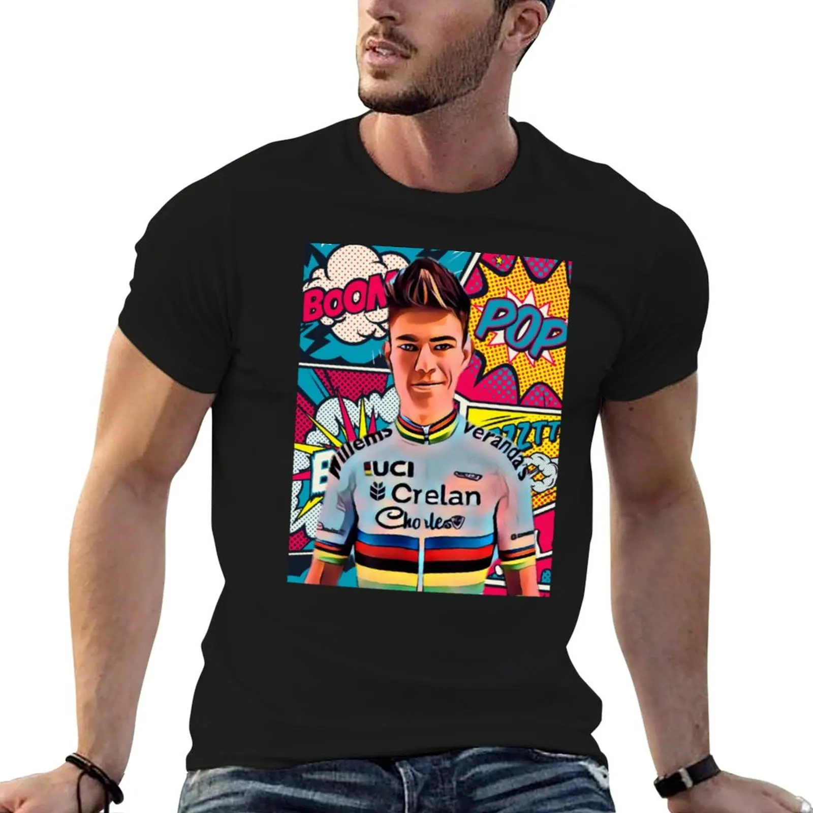 

Wout van Aert T-Shirt cotton graphic tees shirts graphic tees for a boy slim fit t shirts for men