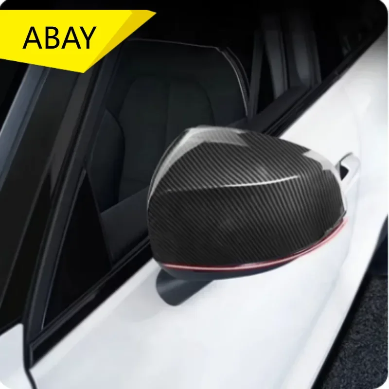 

For Volvo XC40 XC 40 2019-2023 door window side Rearview Mirror rear view Rain Eyebrow Cover Trim accessories