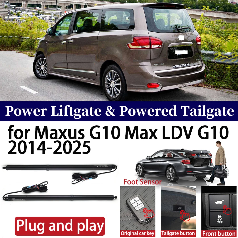 

ZhuCamX for Maxus G10 Max LDV G10 2014-2025 Car OEM Power Liftgate Automatic One-Click Vehicle Powered Tailgate Strut opened