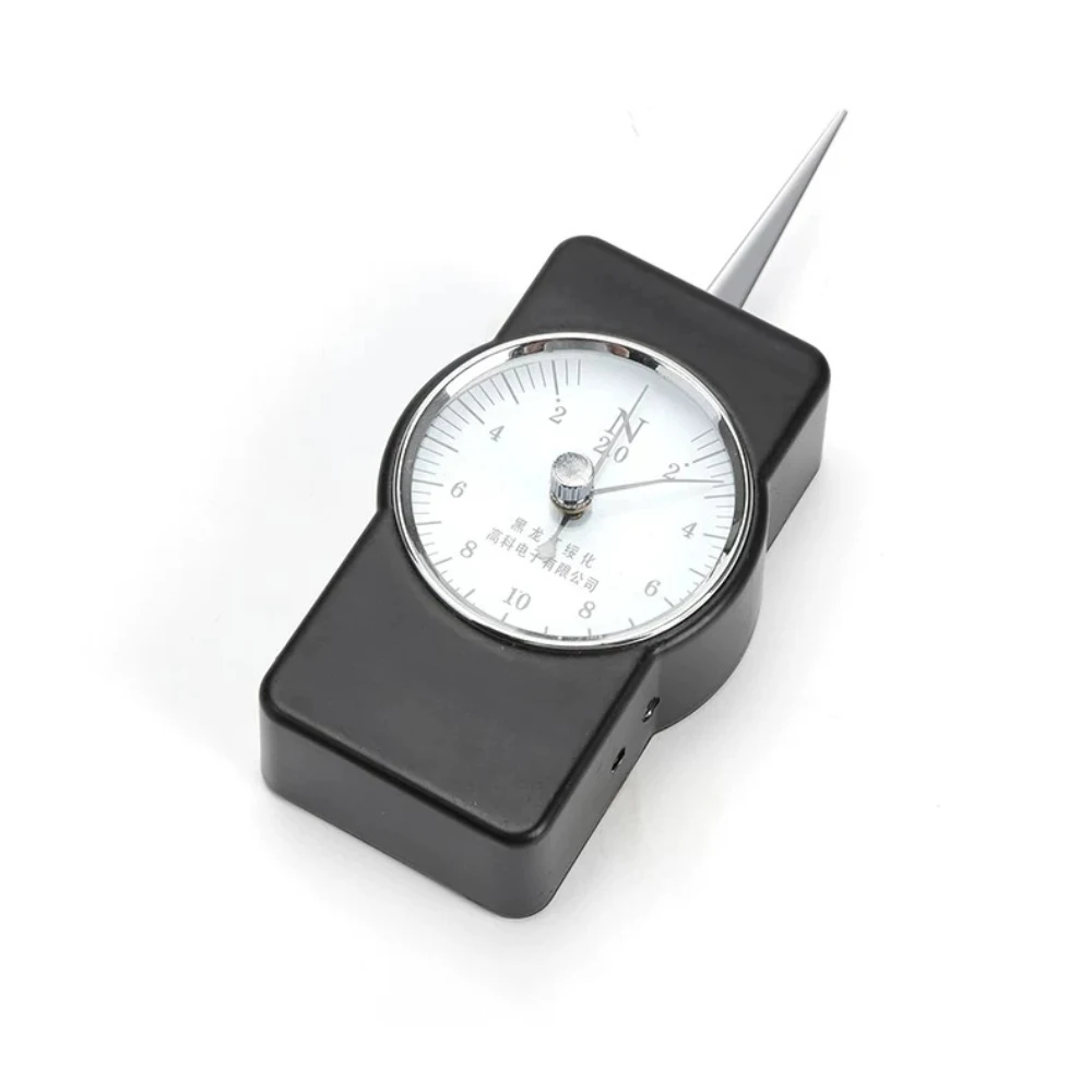 

Bidirectional Tension Gauge 2-10N, Mechanical Dial Force Meter with Alloy Measuring Tip, Double Pointer Scale