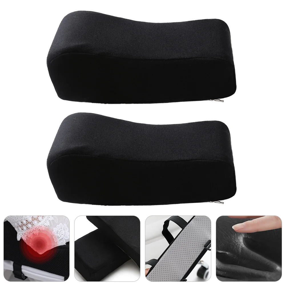 2 Pcs Chair Arm Pad Armrest Cushion Elbow Pads Gaming Thicken Memory Foam Gamer