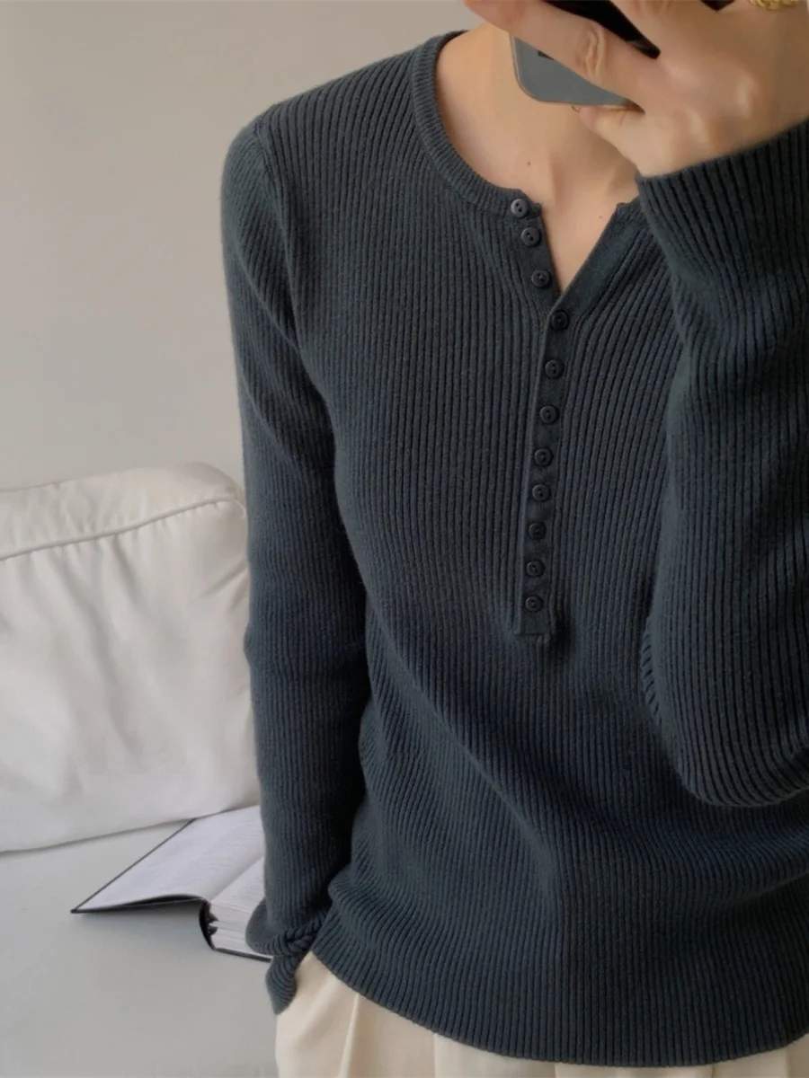 

Футболка из высококачественного хлопка с V-образным вырезом, ультрамягкая, трикотажная, с эластичными 3D-полосками, стандартный крой, длинный рукав