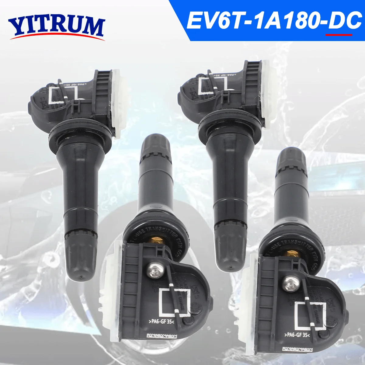 

TPMS Tire Sensor For Ford B-MAX C-Max Everest Fiesta Focus F-Series KA III KA+ Kuga Ranger EV6T-1A180-DC EV6T-1A150-CB 433MHz