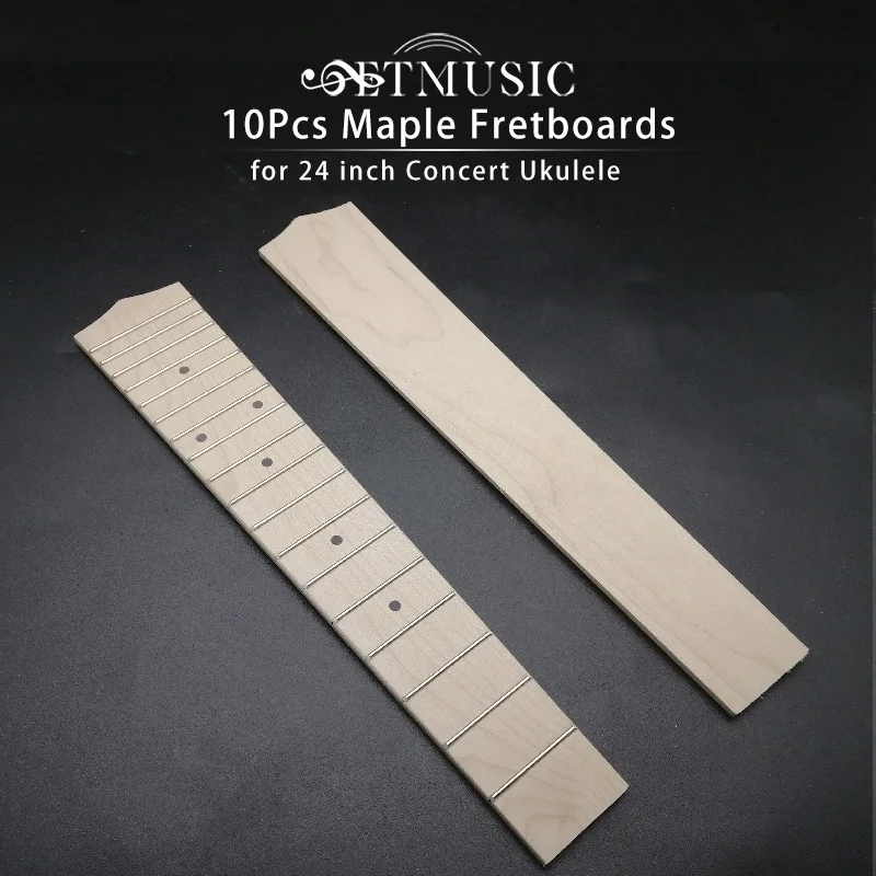 

24 inch Concert Ukulele Fretboard With 18 Frets Maple UK with 4mm Dot Fingerboard For Concert Ukulele Guitar Replacement