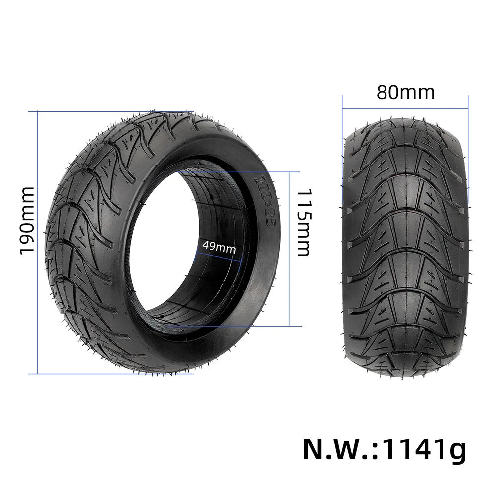 For Hero for s8 for x8 Varla for pegasus Solid Tire 190*80mm 8 Inch Black Electric Scooter For Hero for s8 for x8 For Varla for