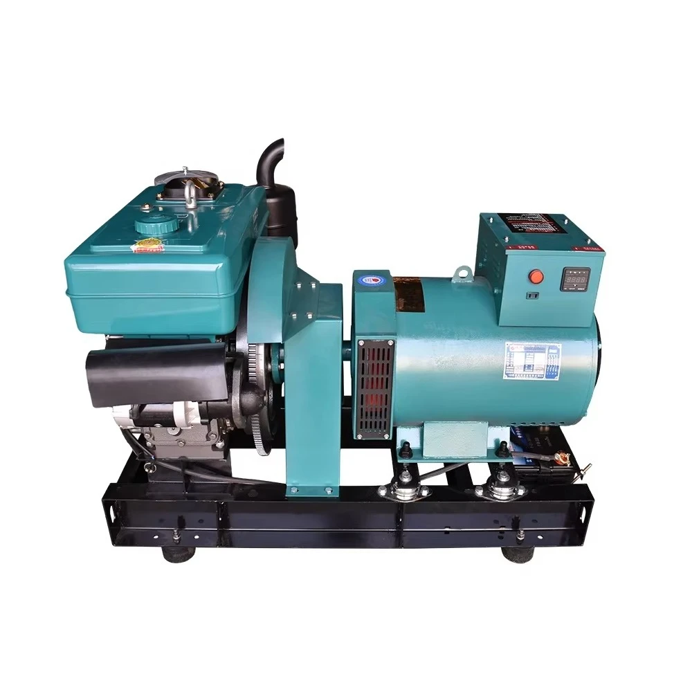 24KW 30KVA Silent Generator Single Cylinder 3 Phase 110-400V 50hz 60hz Direct Type Dynamo Diesel Engine Generators Set Price
