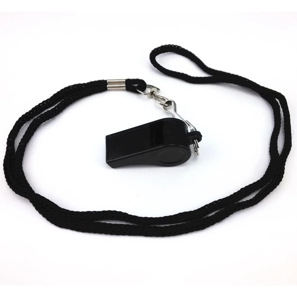 24 Pcs Pet Training Whistle Black Whistles Loud Survial Outdoor Football Whitle Sports Wistle