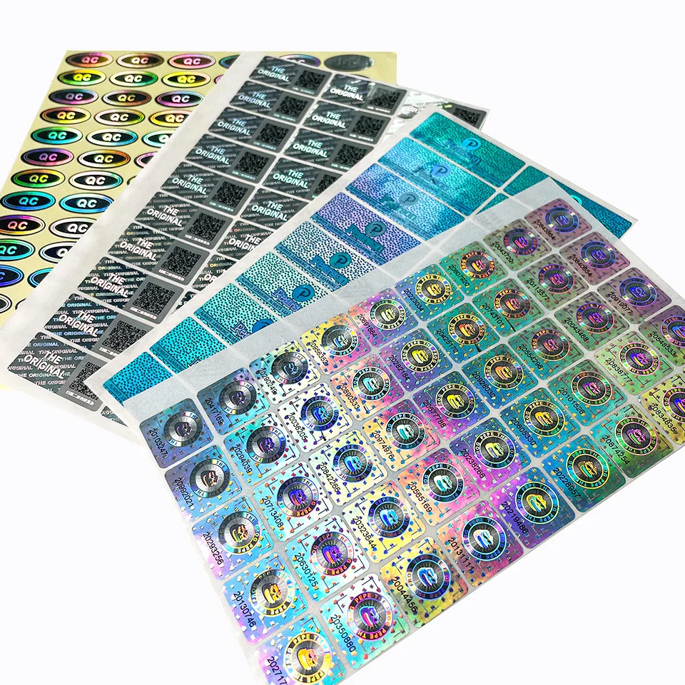 

Пользовательская охранная голограмма наклейка голографическая наклейка Золотая голограмма этикетка 3D аутентичная голограмма этикетка