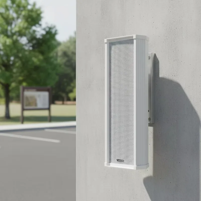 

IP-20SK-BS BS Architecture IP POE Network Sound Column 20W Aluminum Alloy Housing Wall Mount Speaker for PA System