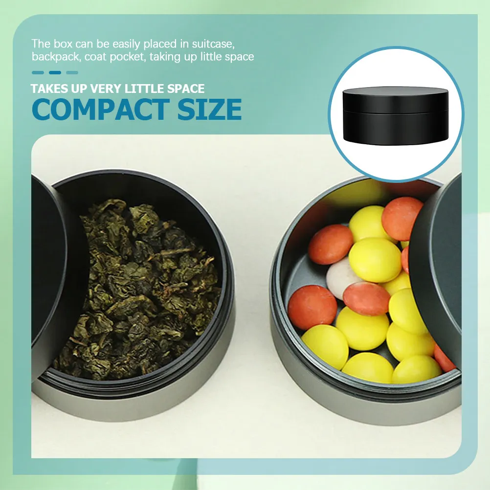 

Portable Medicine Organizer Travel Pill Box Compact Dustproof Moisture Resistant Dispenser Small Items Container