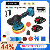 6 Gears Electric Car Polisher 7000rpm Cordless Car Polishing Auto Polish Waxing Sander Rotary Power Tool For Makita 18V Battery