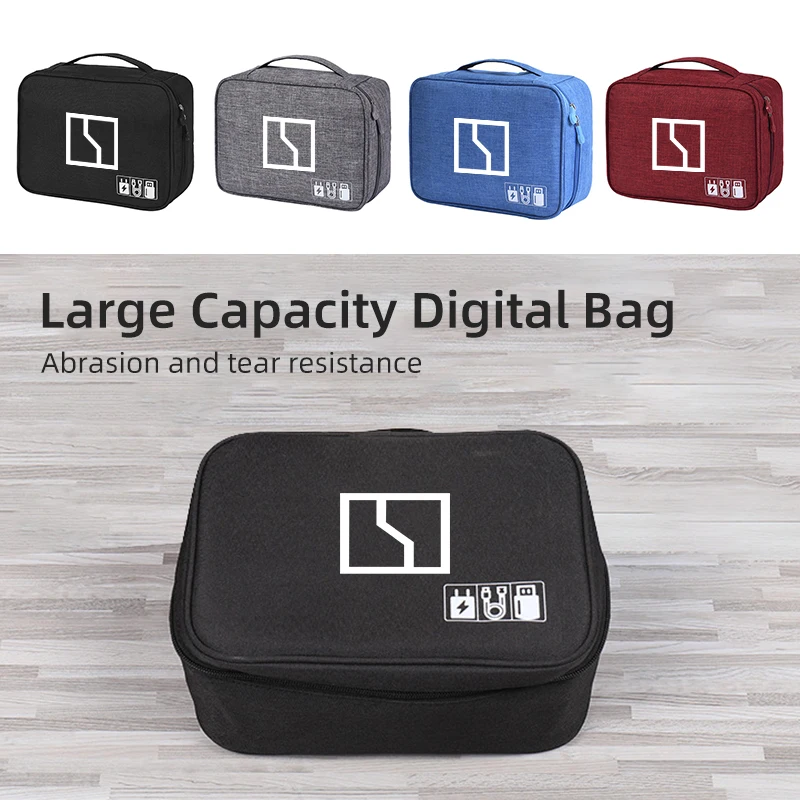 

Car Accessories Digital Organizer Waterproof Data Cable Storage Bag For Zeekr X 001 009 2022 2023 2024 Al