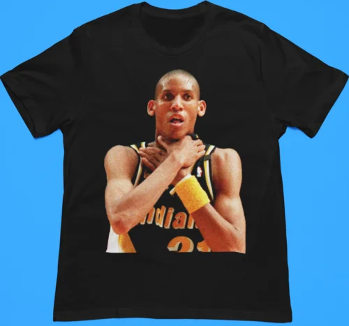 Reggie Miller Indiana Choke Sign Spike Knicks Premium Blend T-Shirt