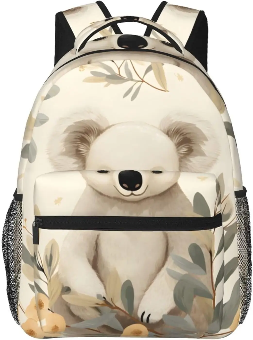

Cute Cartoon Koala Lightweight Laptop Backpack Lightweight Multipurpose Travel Casual Daypack Unisex College Backapcks for Men W