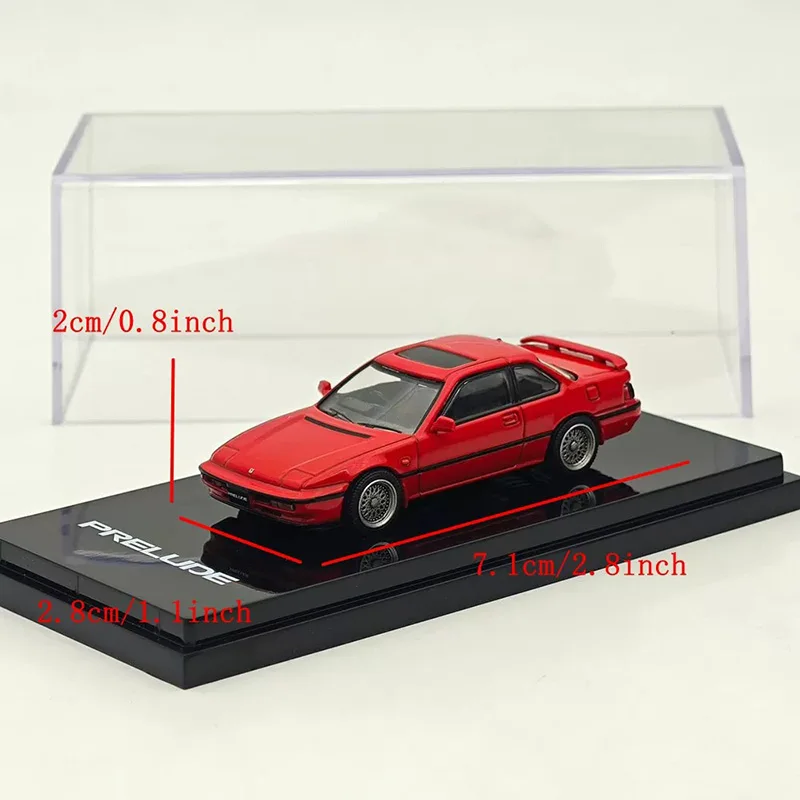 Hobby Japan 1:64 Diecast Alloy Car Model PRELUDE BA5 SI TCV Custom Version Classic Simulation Vehicle Collection Toy Gift