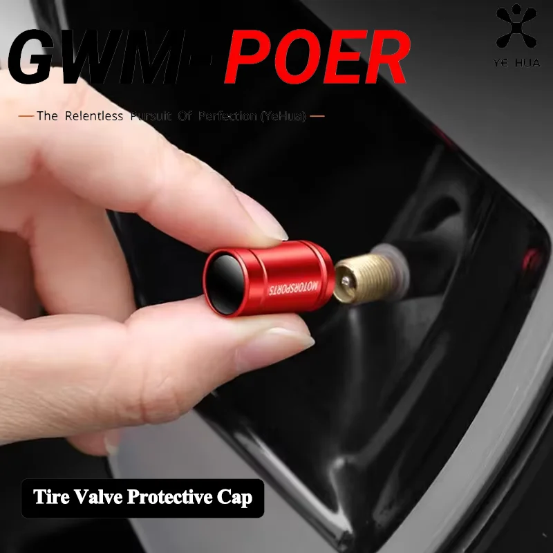 Tire Valve Protective Cap For Great Wall GWM POER KINGKONG Cannon Pickup Car Modification Replacement Parts Accessories Tools