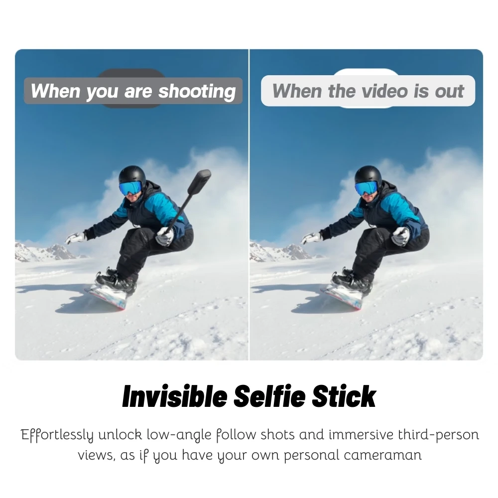 Insta360 X4 Air 2025 إطلاق جديد 360 كاميرا الحركة 8K 30fps خفيفة الوزن 165g عدسة قابلة للاستبدال Insta 360 كاميرا رياضية أصلية #6