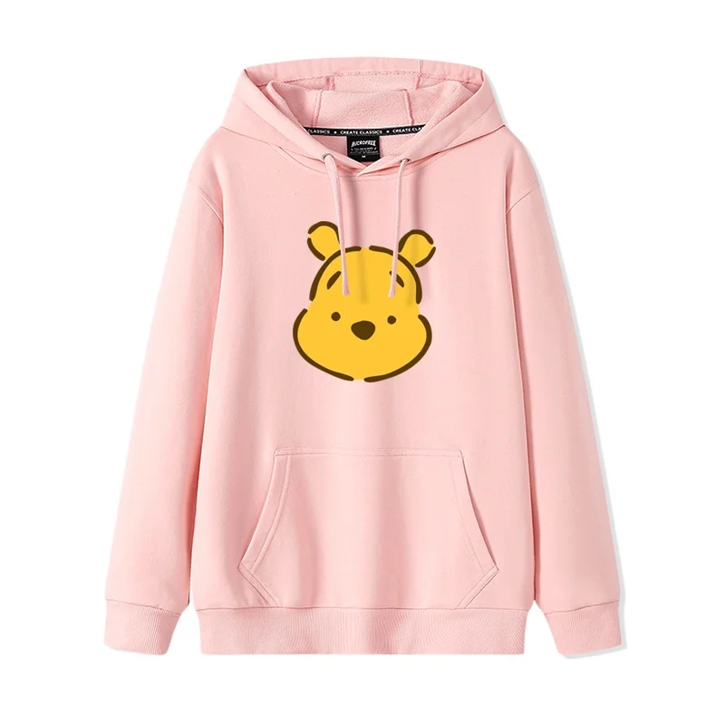 Cartoon anime cute Pooh Bear hoodie women\'s Disney loose ins style hooded jacket hoodies  clothes  hoodies women  anime hoodie