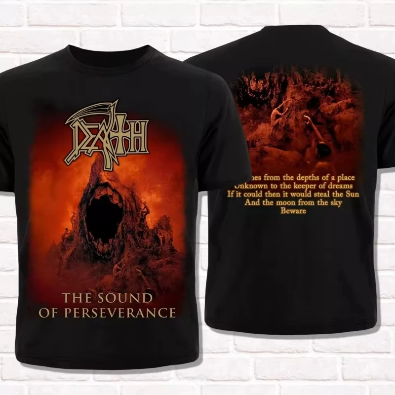 2026 Summer Hot Sale: Voice of Death 1998 Black T-shirt Technical Death Metal T-shirt Women's Cotton Short Sleeve High Street