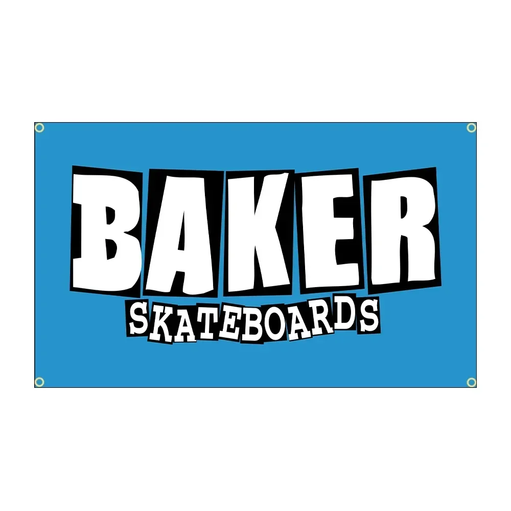 90x150cm 3X5FT  Baker Skateboards Flags Polyester Printed Banner For Decoration