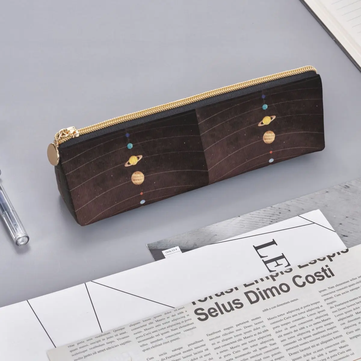 Solar System Pencil Case for Boy Girl Gifts Pen Box Pencil Bag Stationery Supplies Pen Holder Bag