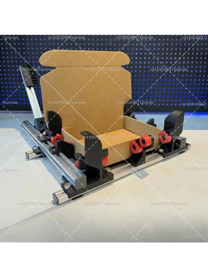 Carton Folding Tool with Auxiliary Roller for Box Assembly, Aircraft Box Fixture Folding Aid