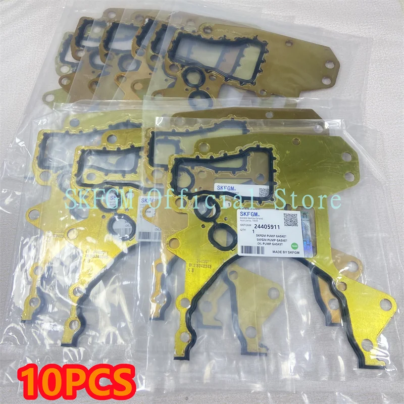 ~10X ~Timing Cover Set Oil Pump Gasket -For Chevrolet Aveo Cruze Sonic Pontiac  Vauxhall Opel Mokka Insignia Astra #24405911