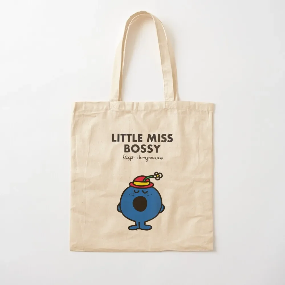 

Womens Mr Men Little Miss Bossy Tote Bag Sac Pour Femme Tote Bags Men Reusable Shopping Bag