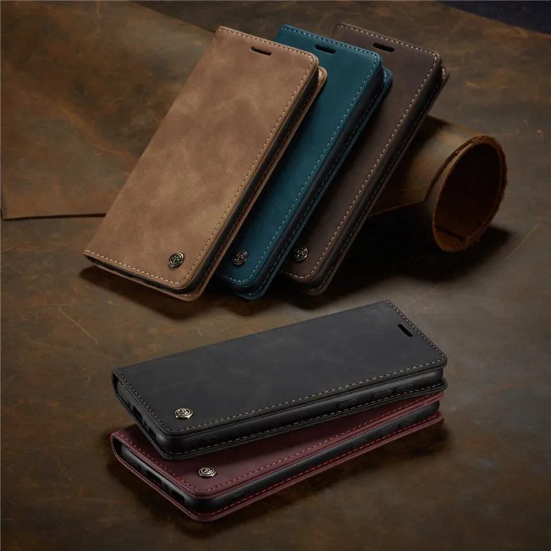 CaseMe Hochwertige Retro Magnetische Flip-Lederhülle für Google Pixel 10A 11 Pro XL 7 6 Pro Brieftaschen-Cover Pixel 8A 9a Handyhülle – Detail 1