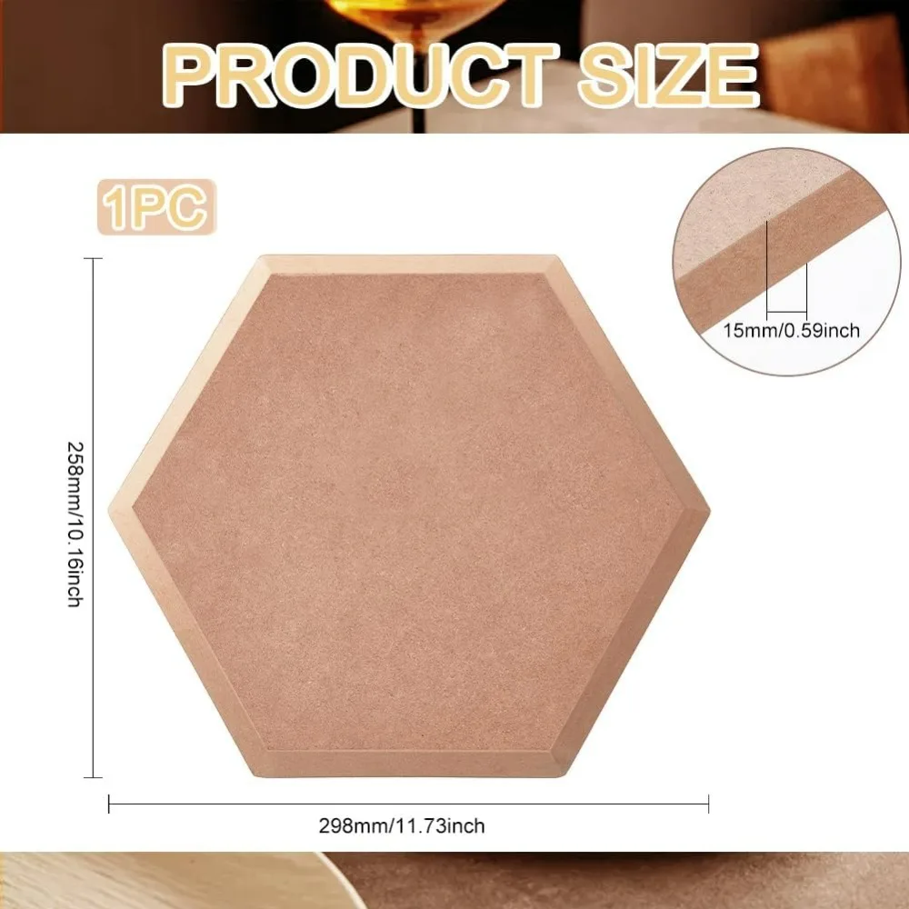 Pottery Tool Pottery Tools, Ceramic Plate Forming Tool Hexagon Dish Plate Slump Tool Dish Pottery Clay Tools MDF Density Board