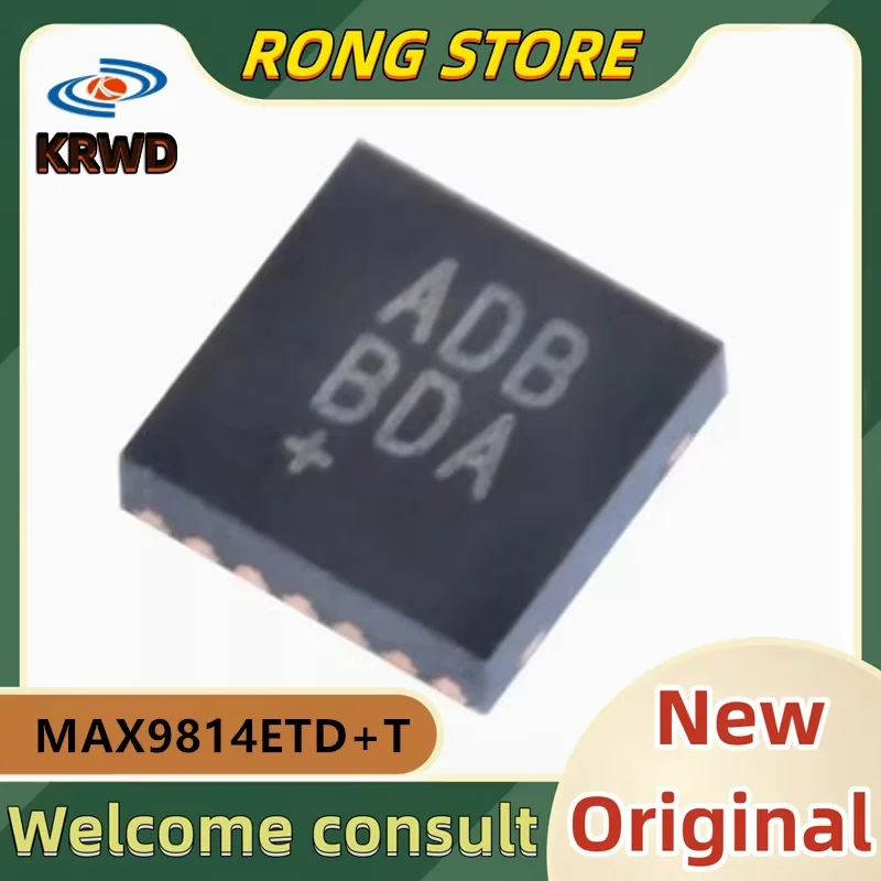 5 uds ADB A08 AOB nuevo y Original Chip IC MAX9814ETD + T MAX9814ETD MAX9814 TDFN-14 A amplificador de potencia de audio IC chip