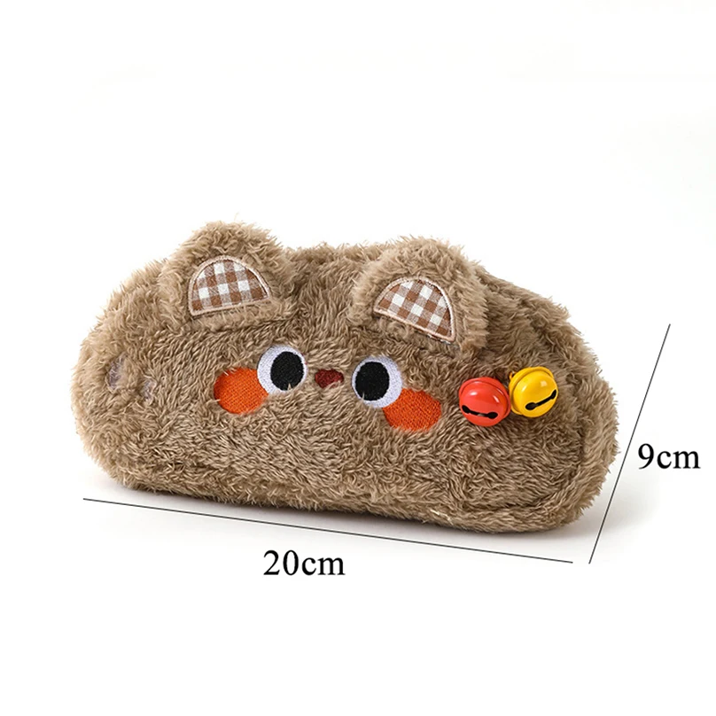 Cute Pencil Case Kawaii Stationery Pencilcase Estuche Escolar Plush School Supplies Pen Case Trousse Pencil Cases For Girls image 3