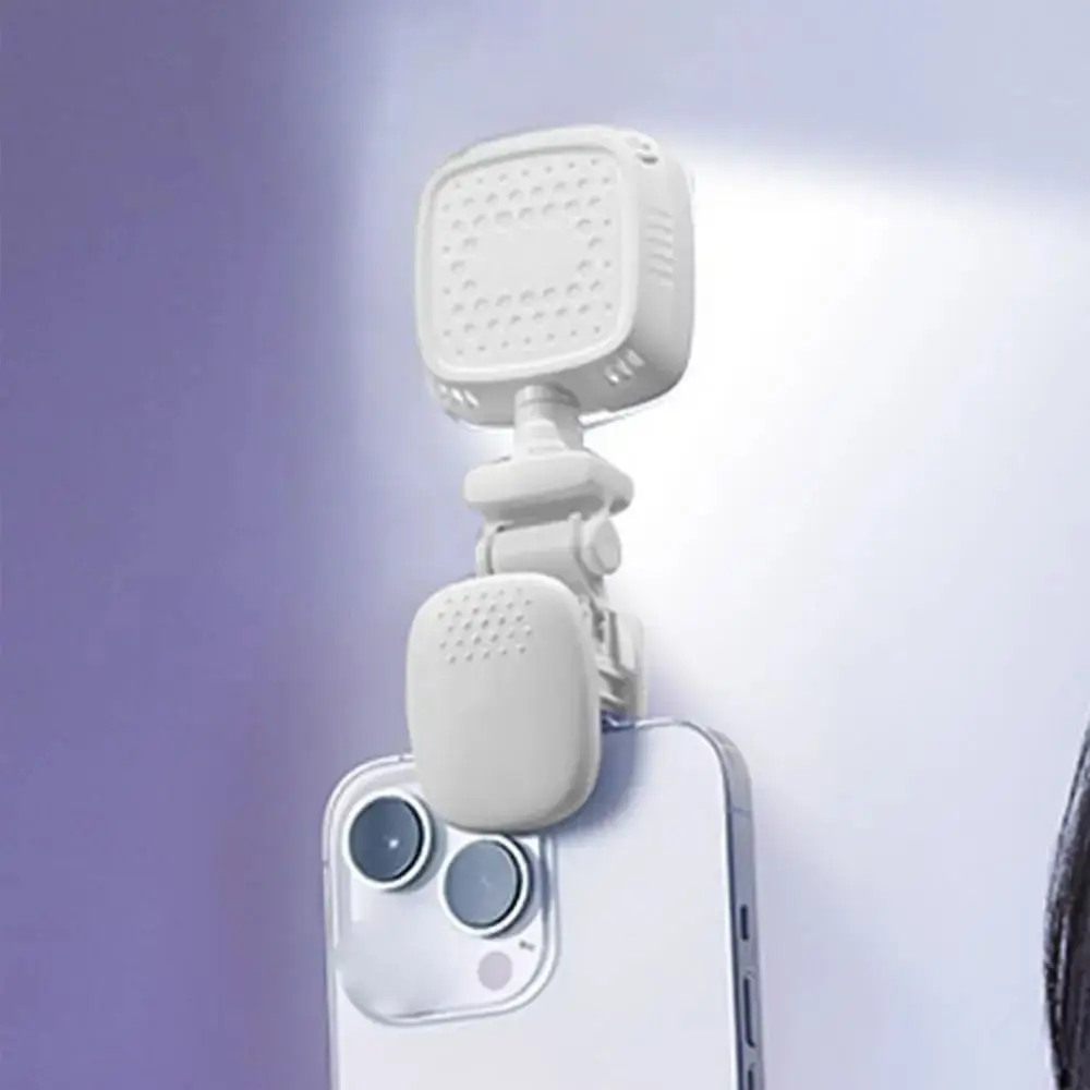 مشبك على ضوء السيلفي LED المحمول، سطوع قابل للتعديل، 3 ألوان، مشبك ضوء التصوير الفوتوغرافي، مصباح ملء الكاميرا القابل للإزالة
