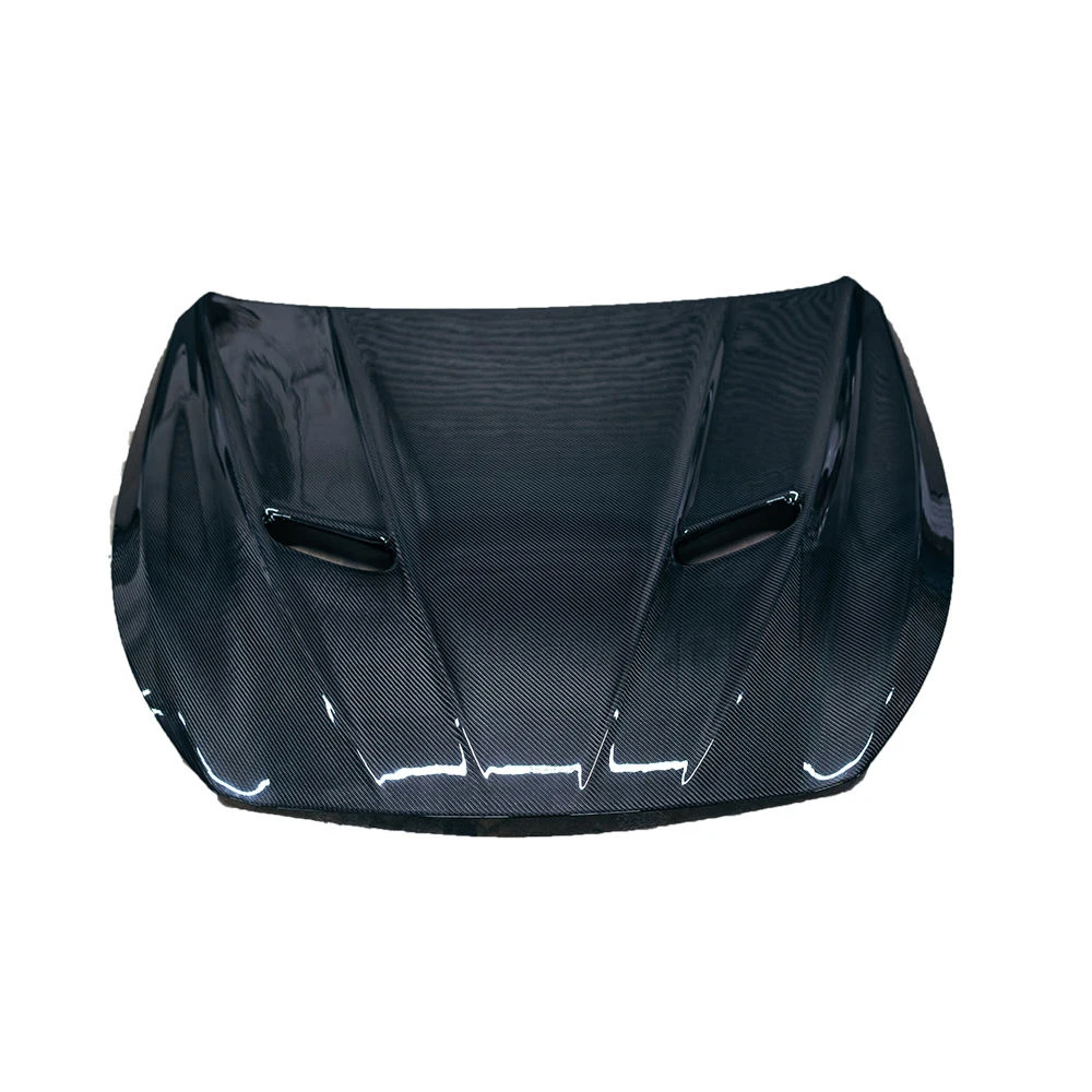 

Real Carbon Fiber Honeycomb Engine Hood Vents Parts For Infiniti Q50 Spec-S Vented Hood 2014 2018 2020,After actual vehicle Test