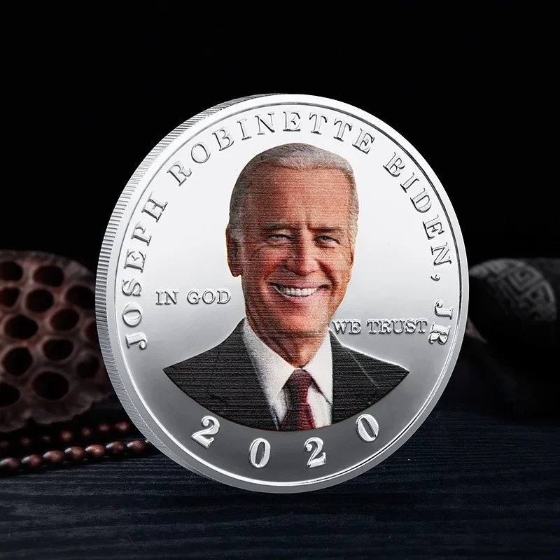 46th President of The United States Joe Biden Collectible Silver Gold Plated Souvenir Coin 2020 Commemorative Coin