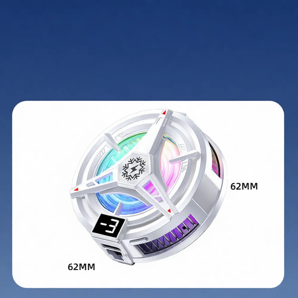 Magnetic Back Clip Cooler Semiconductor Cooling Radiator For Mobile Gaming Phone Fast Heat Dissipation Portable Device