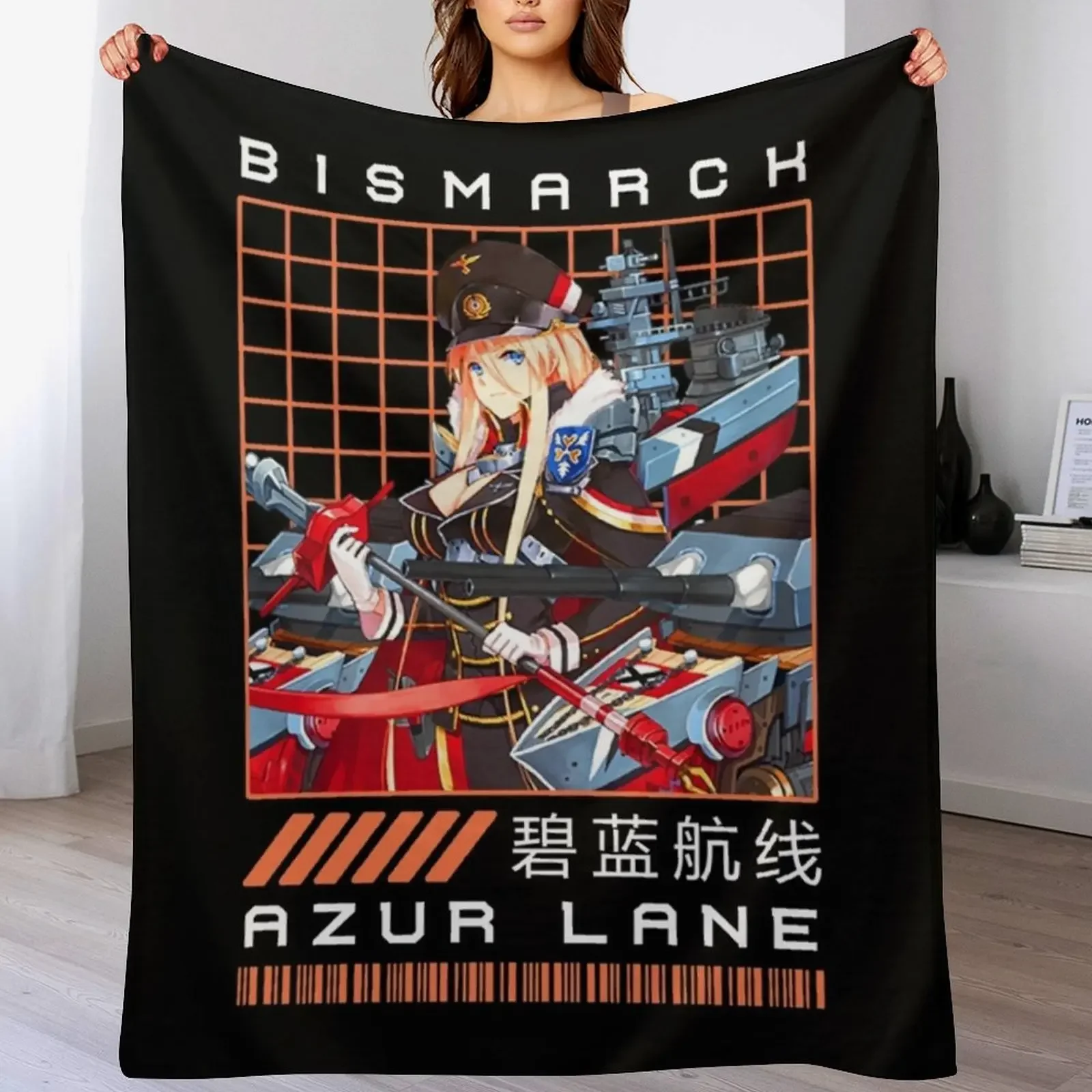 BISMARCH Classic . Throw Blanket Reusable Durable Soft Blanket for All Seasons