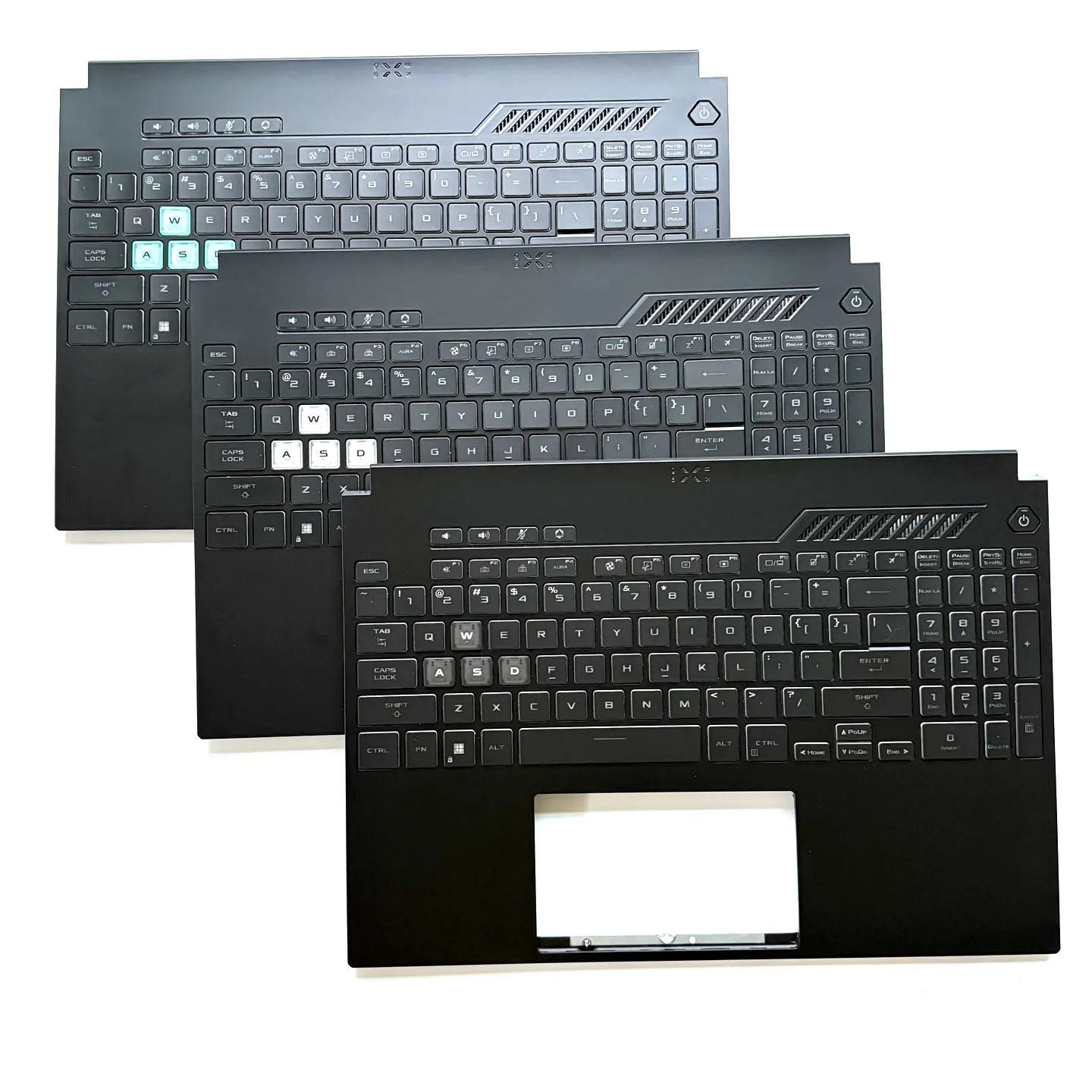 Immagine 3: Compatibile con Tianxuan 3, Tianxuan 4, Tianxuan Air, Tianxuan 5 Pro, tastiera con scocca C, Fx507, Fa507, Fx517, Fx607, Fx617, Fa607, tastiera per laptop con scocca C, poggiapolsi
