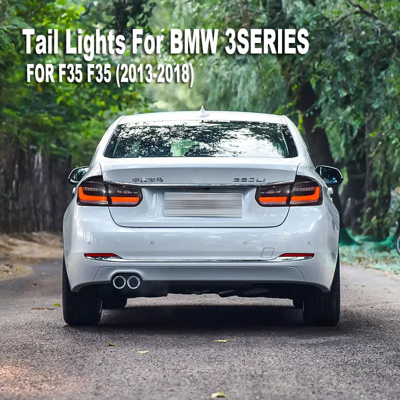 

Пара светодиодных задних фонарей в сборе для BMW F30 F35 3 серии 2013-2018 M3 320i 328i 328d Светодиодный задний стоп-сигнал Автомобильные аксессуары