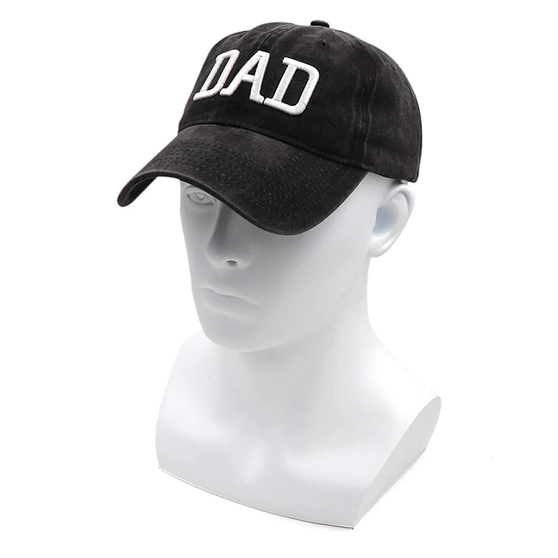 Couples Parents Hats Fathers Day Mom Dad Gifts Baseball Cap Embroidered Adjustable Outdoor Black Hat Fashion Lovers Accessories