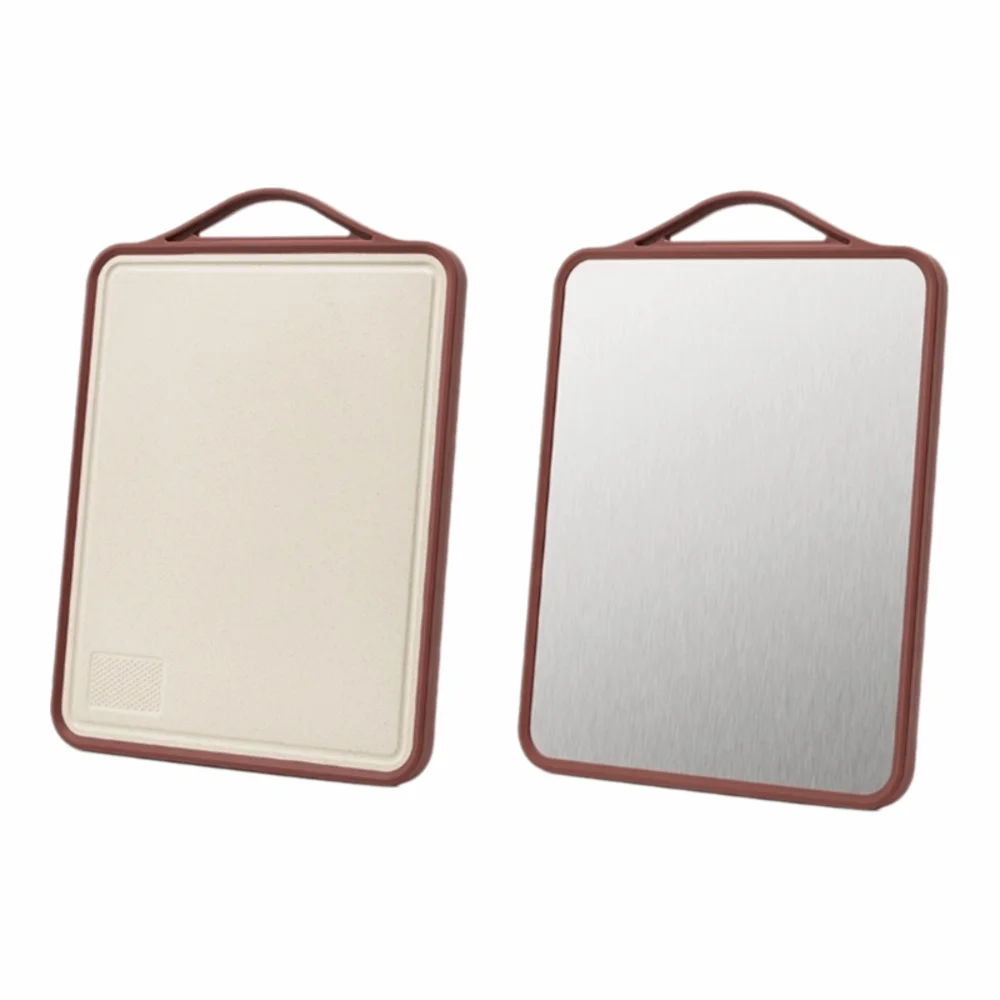 

Thickened Stainless Steel Cutting Board Antibacterial Non Slip Double-Sided Chopping Board Mold Resistant‌ Cut Vegetables Board