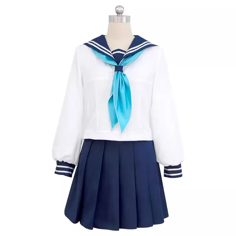 My Deer Friend Nokotan Noko Shikanoko Cosplay Costume Wig Shoes School Uniform Women JK Sailor Skirt Headwear Torako Koshish