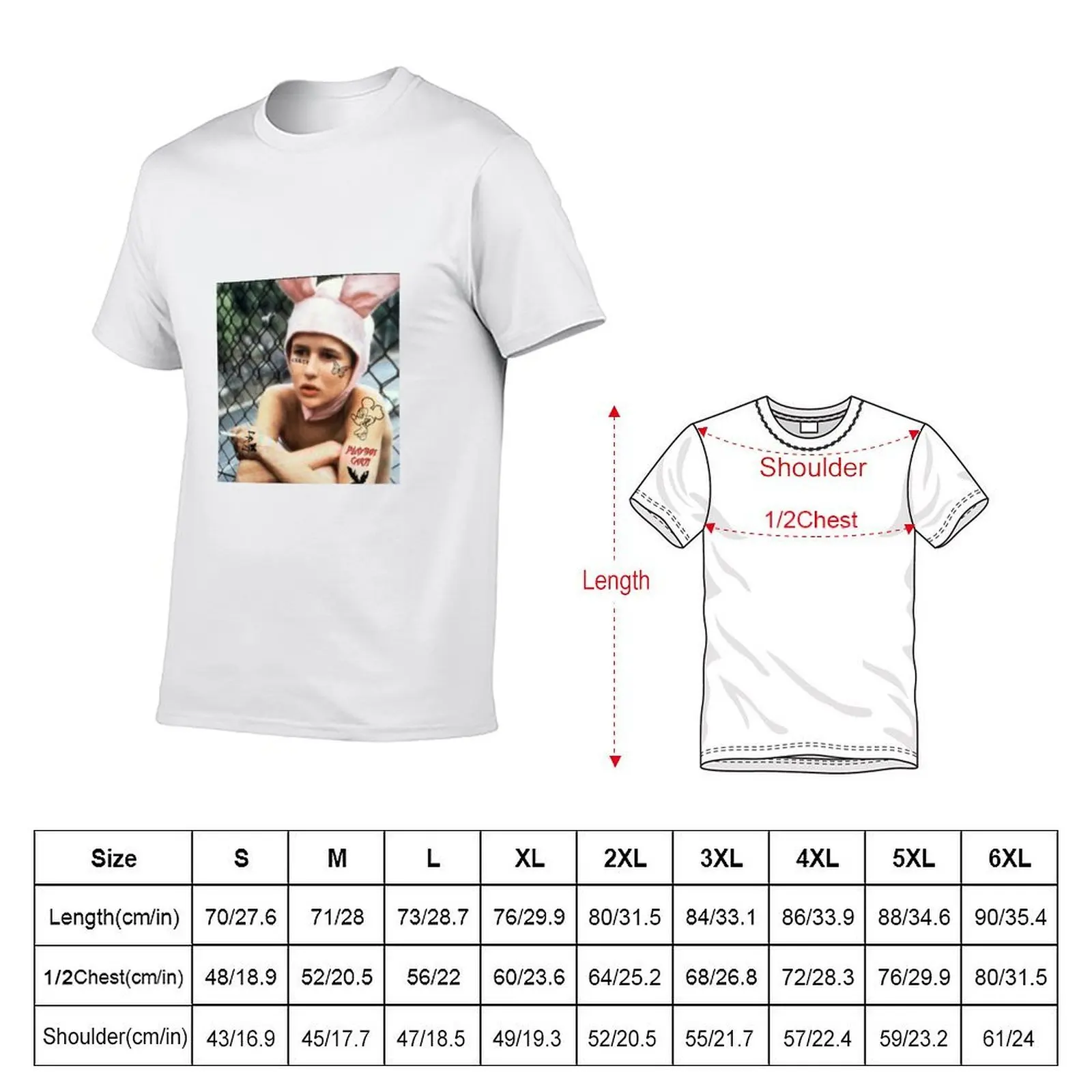 Playboi Carti Playboy Carti Gummo Twitter Profile Picture T-Shirt clothes Luxury man mens workout shirts