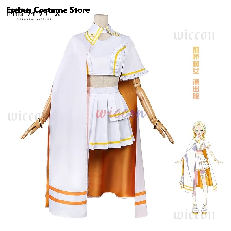 

Хэллоуин Maebashi Witches Mitsumata Choko Косплей Костюм Парик Choko Аниме Косплей Сценическое Платье Накидка Карнавальный Вечерние Костюм Девушки