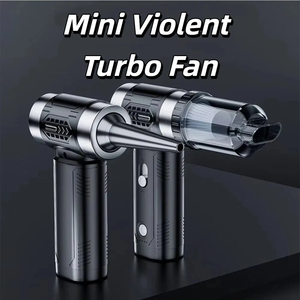

100000RPM Mini Violent Turbo Fan 4500Pa Brushless Motor Electric Dust Blower High Speed Portable Charging