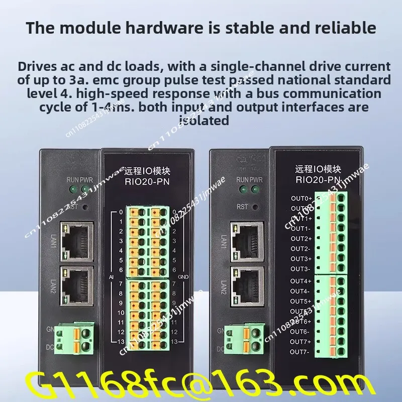 Remote IO Module PN Bus Communication Analog Digital Acquisition Replacement ET200