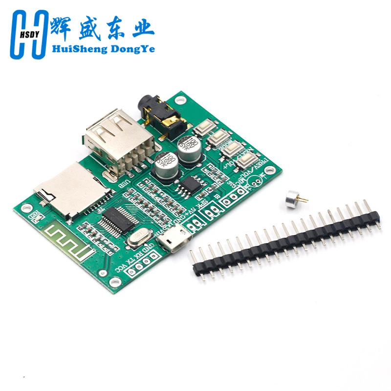 BT201 Dual Mode 5.0 Bluetooth Lossless Audio Power Amplifier Board Module Tf Card U Disk Ble Spp Serial Port Transparent Trans