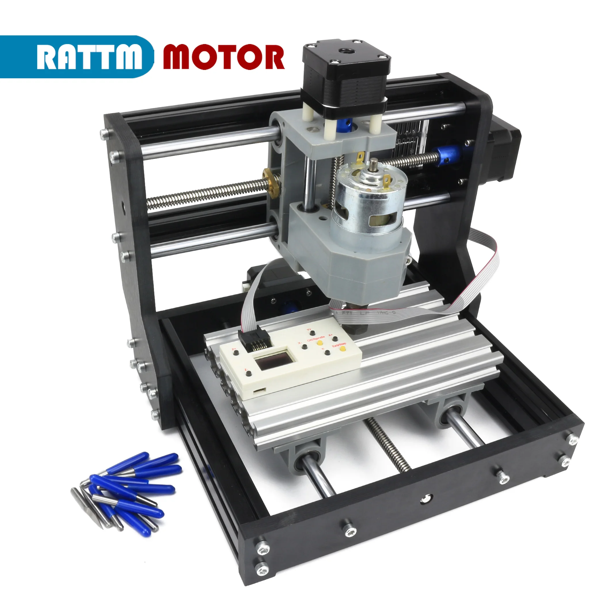 GRBL CNC 1610 Pro DIY Engraving Router Woodworking Laser Machine With Off-line Control 3 Axis Pcb Pvc Milling machine