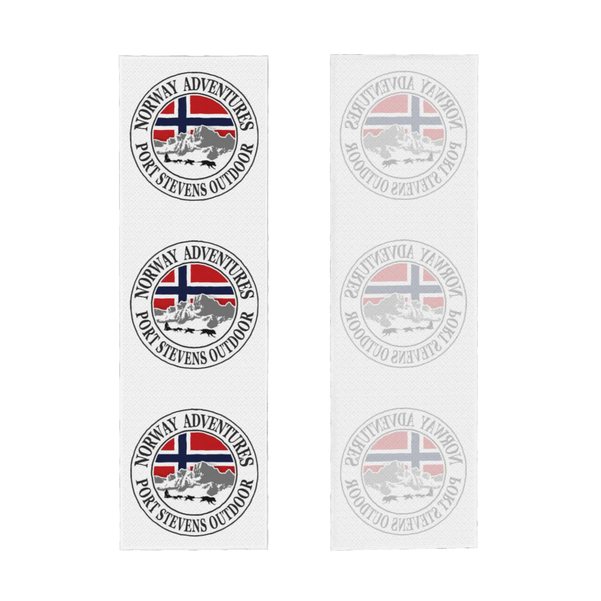 Norway Flag Cold Exercise Towel Face Towel Quick Dry Norwegian Flag Shower Breathable Cold Towel
